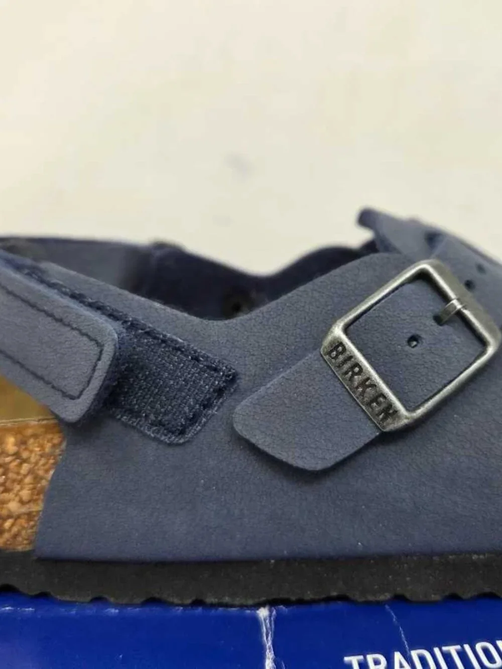 New Kids 31 (US 13) Birkenstock Tokio AS Clogs in Navy narrow fit shoes